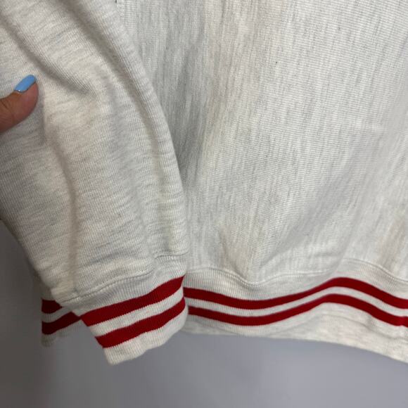 Vintage Boston College Sweater Gray Champion Reverse Weave Sweatshirt Sz M - Picture 8 of 11